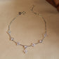 14K Solid Gold Fairy Clover Bracelet