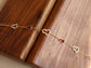 14K Solid Yellow Gold Five Hulu Bracelet五福临门