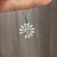 铂金Platinum Daisy Flower Pendant