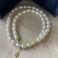 High-Quality Classic Natural Rice Pearl Necklace