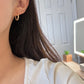 14K Solid Gold Classic Hoop Earrings