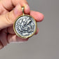 Greek Coin-Inspired Pendant