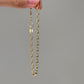 18K Solid Gold Classic Link Bracelet