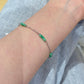 Natural Green Jadeite Beaded Bracelet