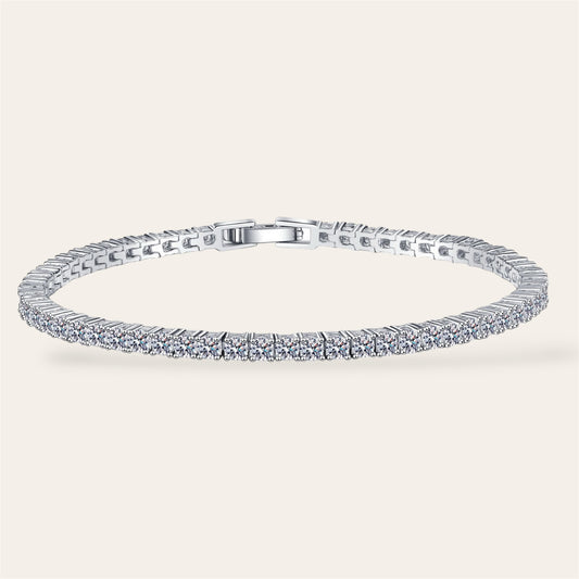 Sparkling Tennis Moissanite Bracelet