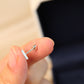 Linear Bar Moissanite Stud Earrings