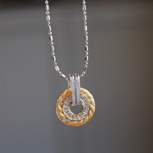 Donut Double-Sided Necklace