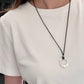 Minimal Loop Silver Necklace