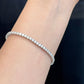 Sparkling Tennis Moissanite Bracelet, 0.06 carat