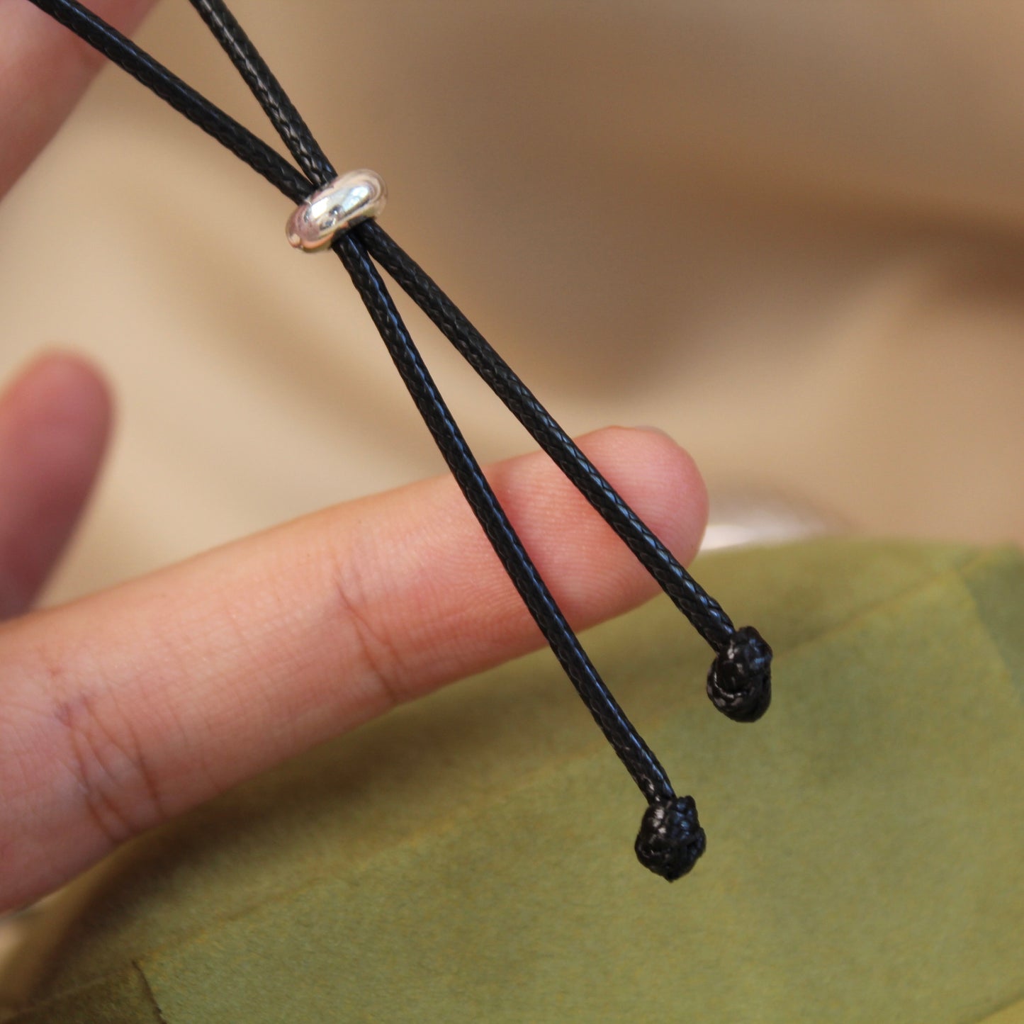 Minimal Loop Silver Necklace