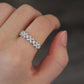 Blooming Clover of Wishes Moissanite Ring