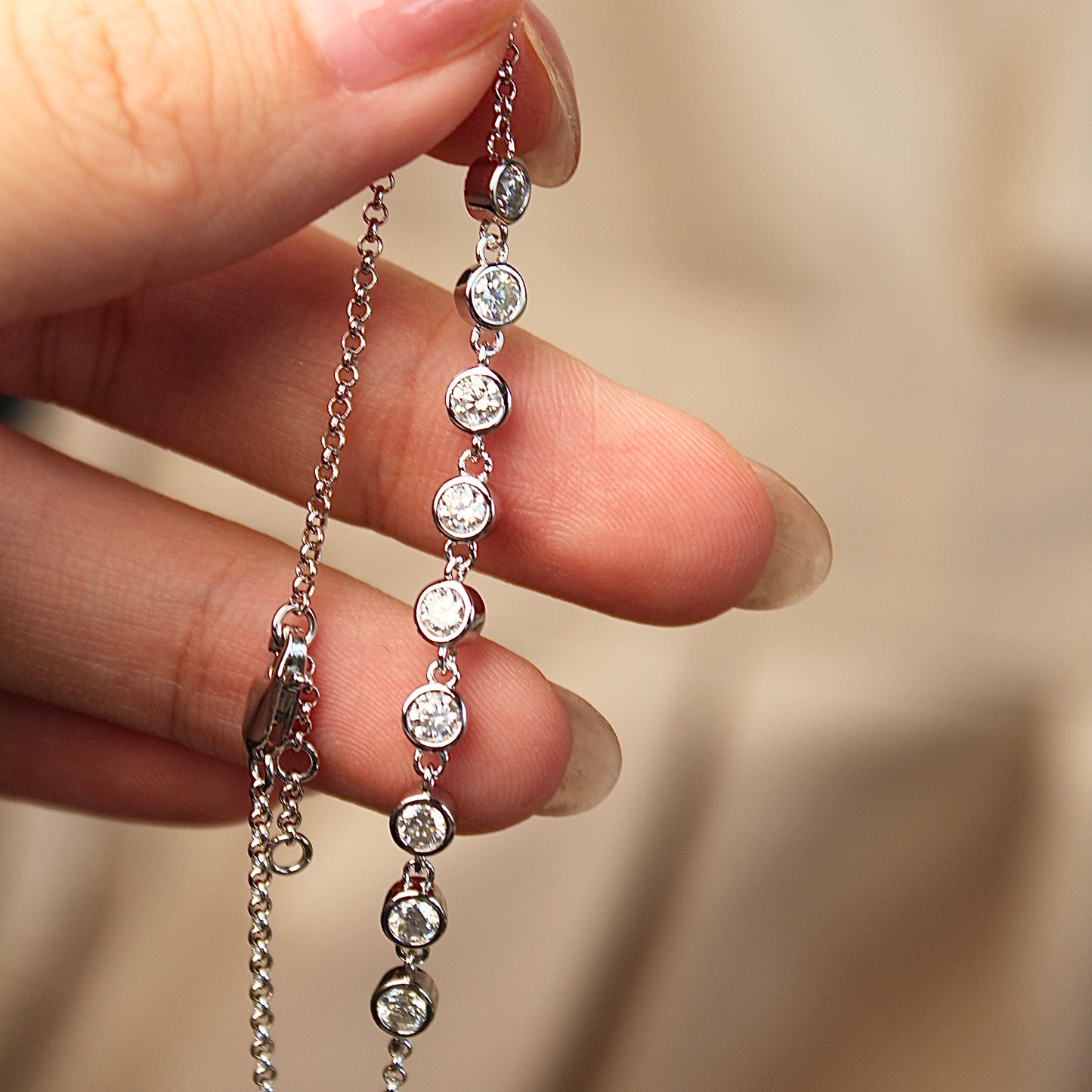 Bubble Moissanite Bracelet