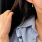 14K Solid Yellow Gold Water-drop Earrings