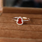 14K Solid Rose Gold Hulu Ring (Version 2)