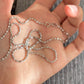 Diamond-Cut Plain Chain Necklace, 50cm