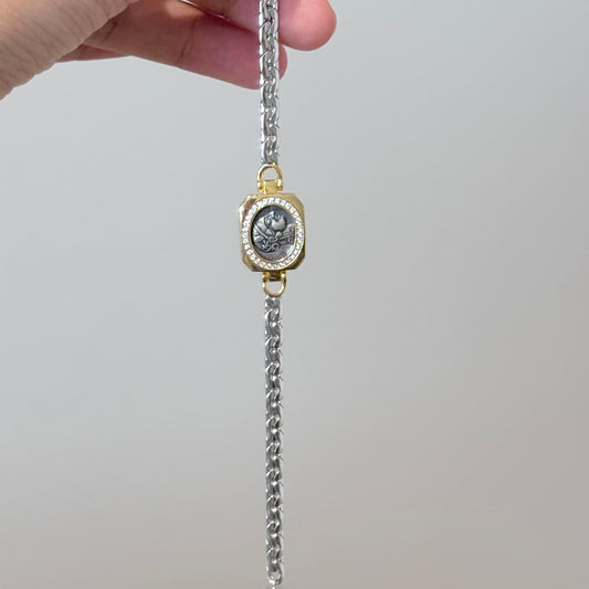Ancient Greek Coin-Inspired Bracelet