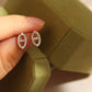 14K Solid Gold Spark Link Earrings