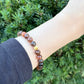 18K Solid Gold Black Rutilated Quartz Bracelet 满色黑金发晶