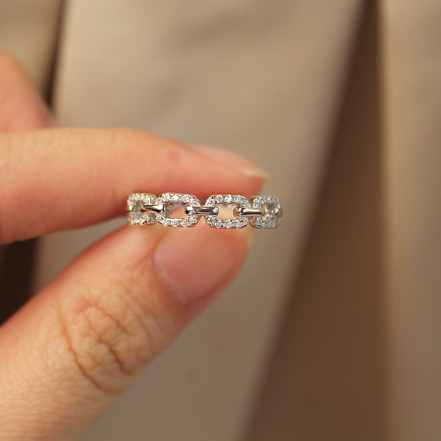 Starlink Moissanite Ring