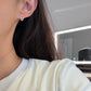14K Solid Gold Spark Link Earrings