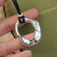 Minimal Loop Silver Necklace