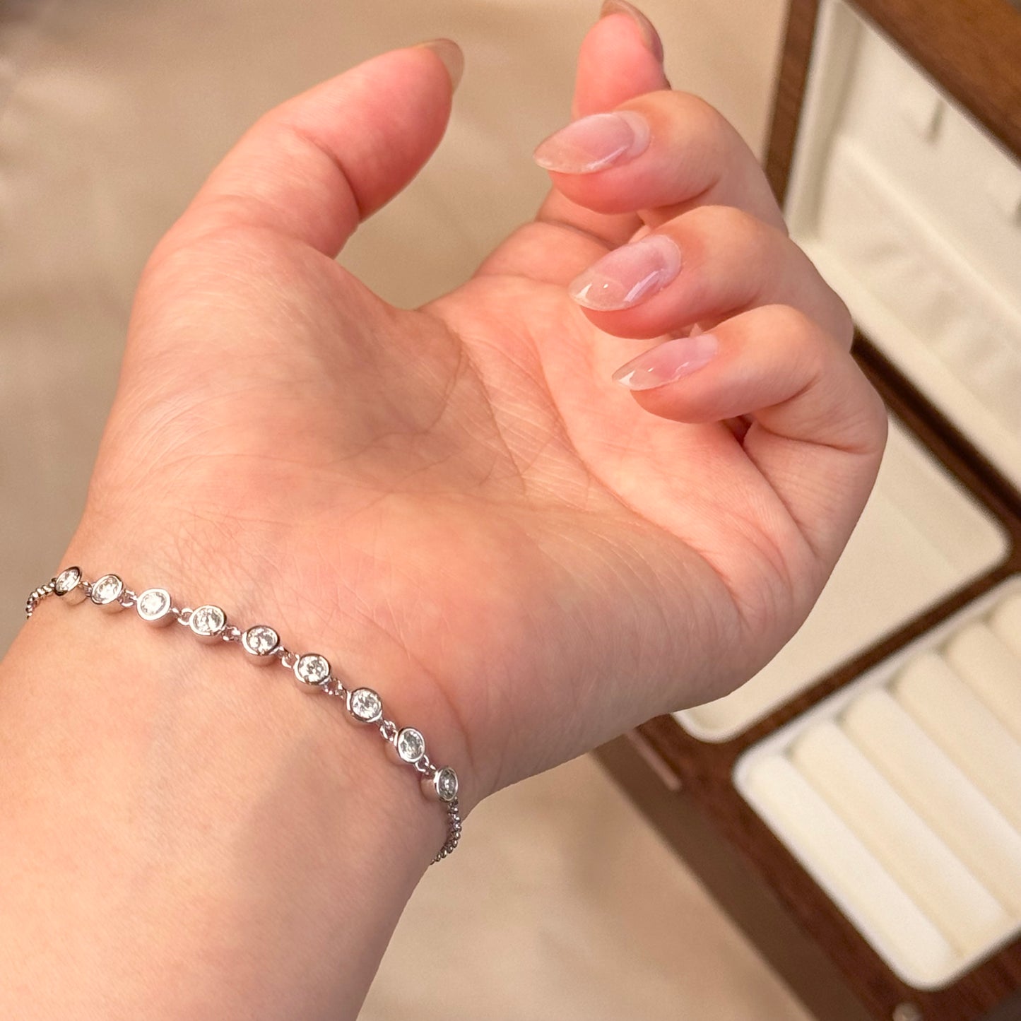 Bubble Moissanite Bracelet