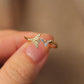 摸鱼锦鲤 14K Solid Gold Fishtail Ring