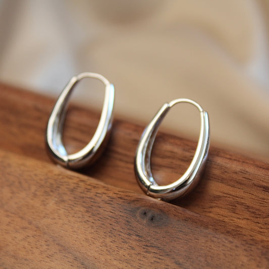 U-Shape Hoop Earrings