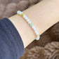 Macaron Natural Jadeite Bracelet, 5mm