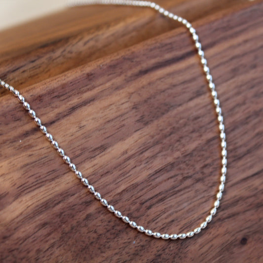 橄榄豆豆链Olive Beads Plain Necklace