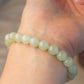 High Quality Icy Natural Jade Beaded Bracelet, 8mm