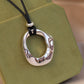 Minimal Loop Silver Necklace