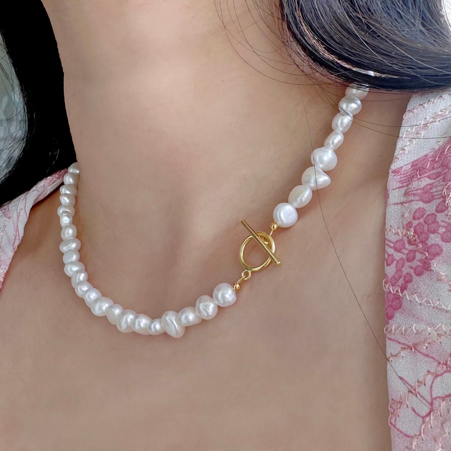 High Quality Baroque Pearl Choker Necklace