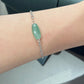 Lulutong Natural Green Jadeite Bracelet