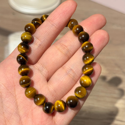 虎眼石 Natural Tiger Eye Bead Bracelet