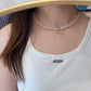 Tennis Moissanite Choker Necklace