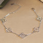 碎冰冰 Sparkling Five Clovers Silver Bracelet