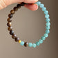 足金翡翠沉香Solid Gold Natural Jadeite and Agarwood Bracelet