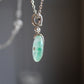 非洲翠平安扣African Aventurine Peace Buckle Necklace