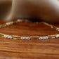 14K Solid Gold Infinity Glow Bracelet
