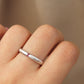 拉丝 Brushed Finish Natural Ruby Ring