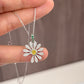 铂金Platinum Daisy Flower Pendant