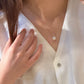 14K Solid Gold Natural Pearl Pendant