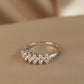 Lucky Clover Moissanite Ring