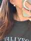 榛果碎冰冰 Crushed Ice Hoop Earrings