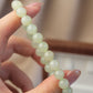 High Quality Icy Natural Jade Beaded Bracelet, 8mm