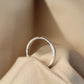 拉丝 Brushed Finish Natural Ruby Ring