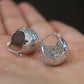 榛果碎冰冰 Crushed Ice Hoop Earrings