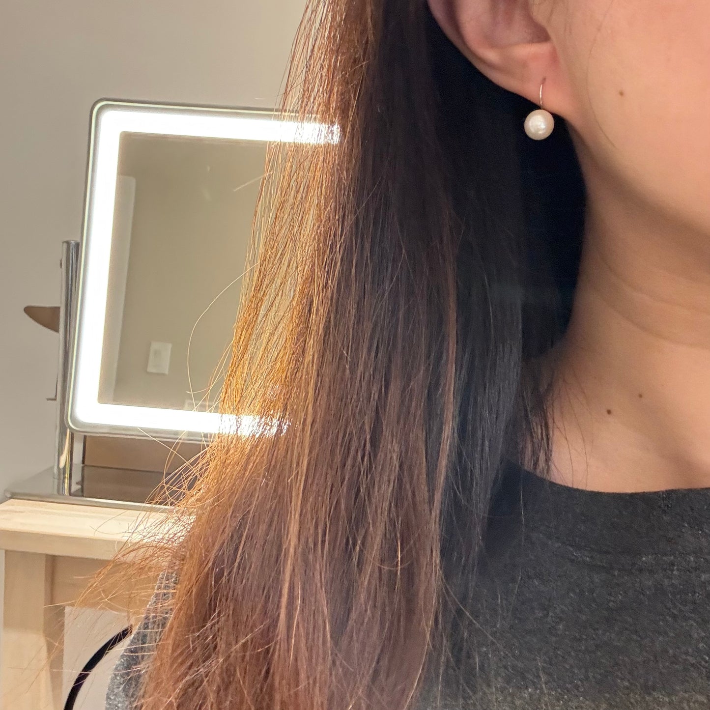 High Heels Pearl Earrings, Sterling Silver