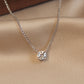 Classic Four Claw Moissanite Necklace, 1 Carat